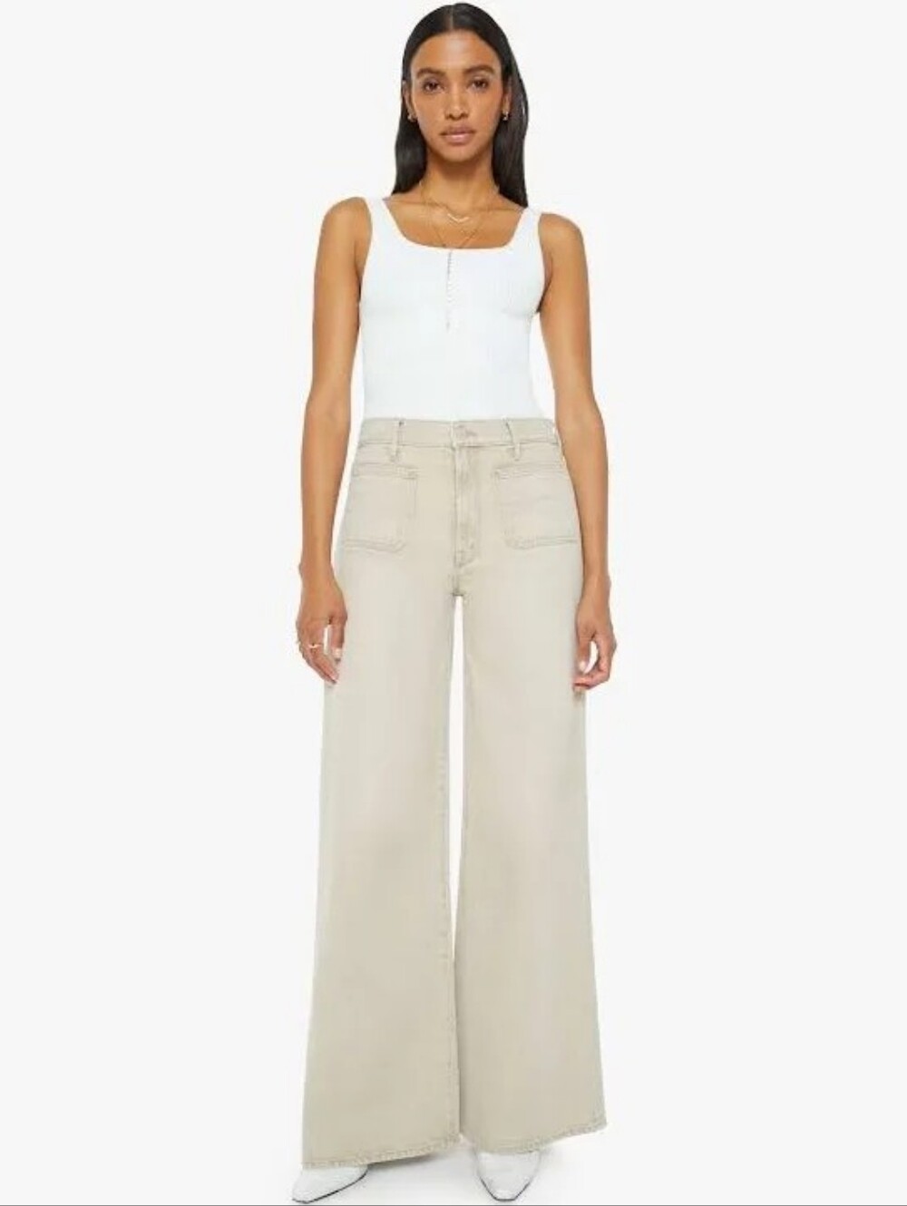 MOTHER The Patch Pocket Undercover Sneak in Caramel